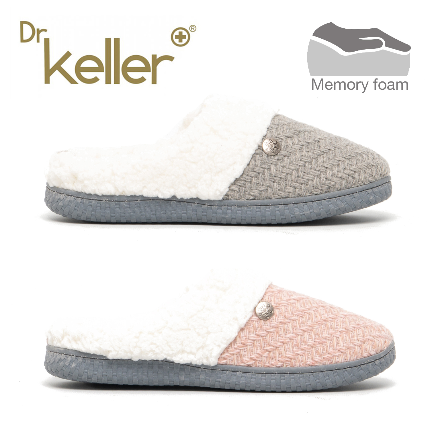 knitted mule slippers